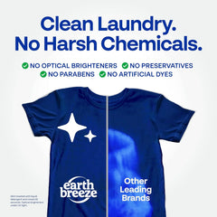 Earth Breeze Laundry Detergent Sheets Fresh Spring Blossoms 60 Loads | Eco Laundry Sheets - Travel Laundry Soap Sheets for Hot & Cold Cycles - Tackles Tough Stains & Odors - Gentle on Skin